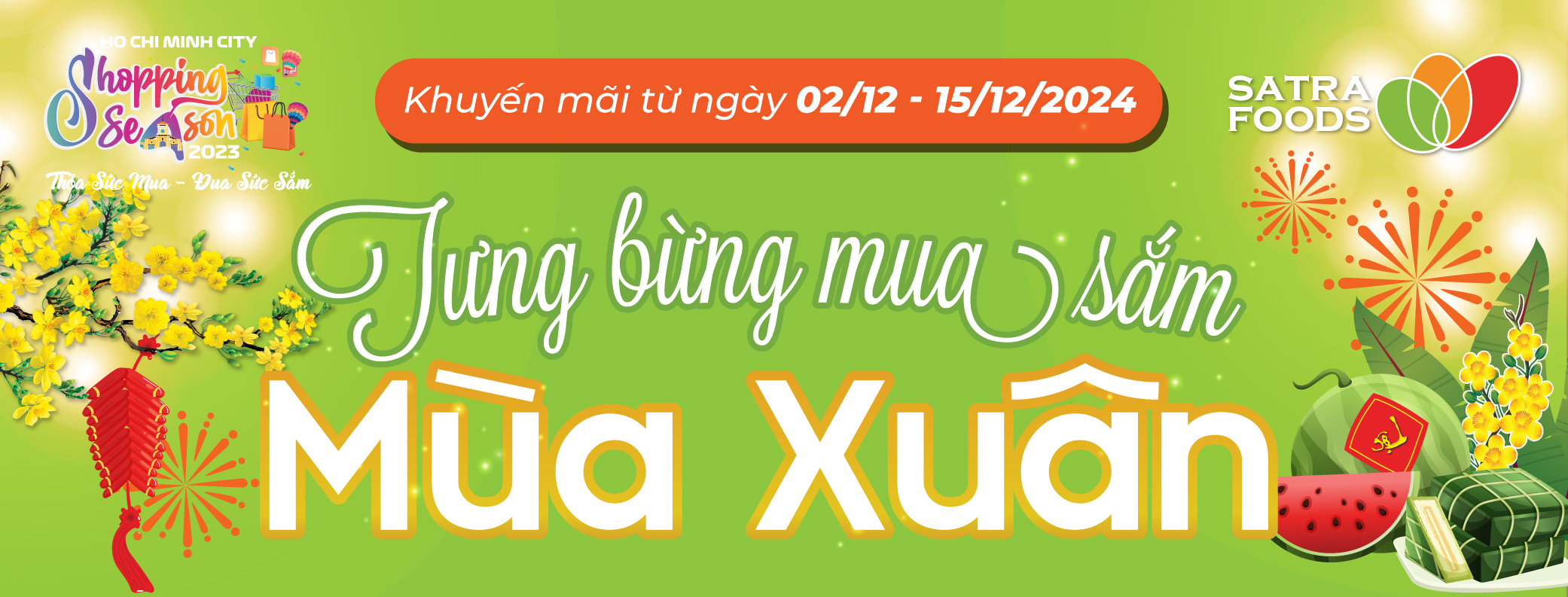 TƯNG BỪNG MUA SẮM MÙA XUÂN (02/12 - 15/12/2024)