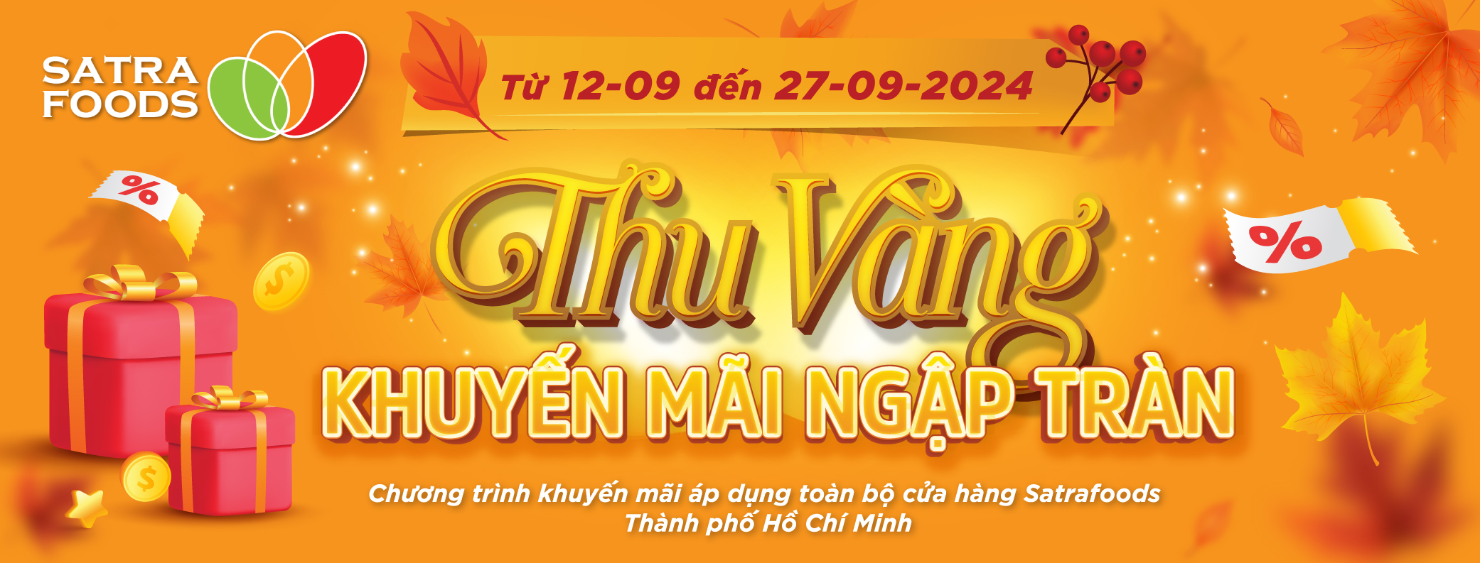 THU VÀNG - KHUYẾN MÃI NGẬP TRÀN (12/09 - 27/09/2024)