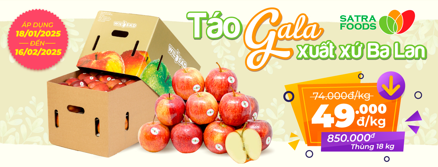 KHUYẾN MÃI GIÁ TỐT - TÁO GALA BA LAN (18/01 - 16/02/2024)