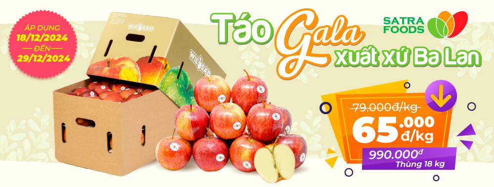 KHUYẾN MÃI GIÁ TỐT - TÁO GALA BA LAN (18/12 - 29/12/2024)