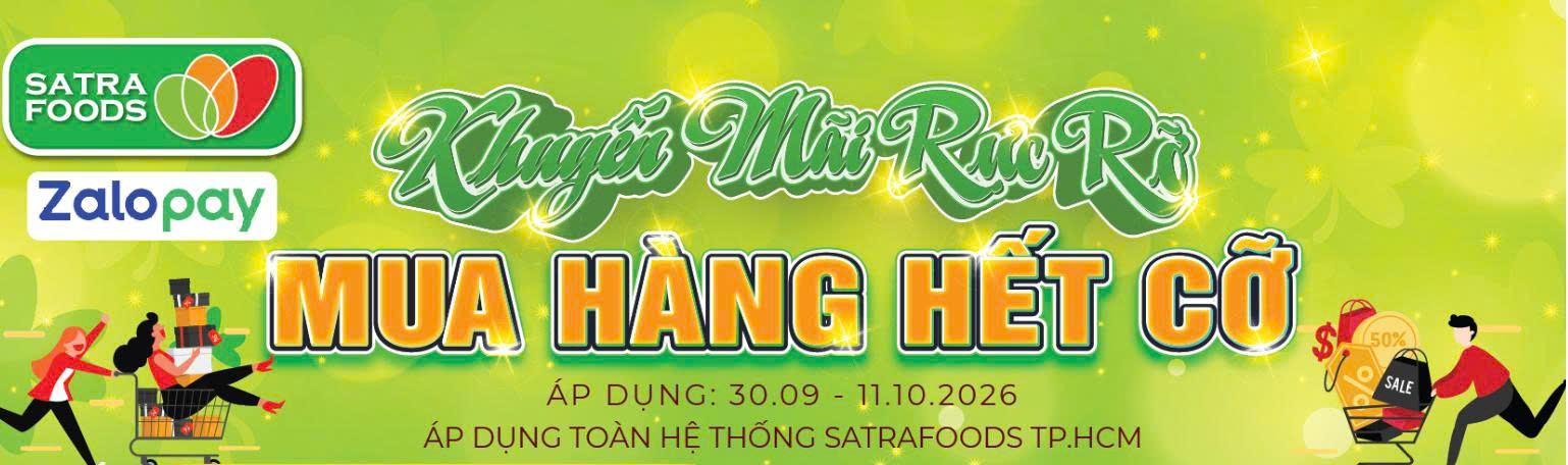 KHUYẾN MÃI RỰC RỠ - MUA HÀNG HẾT CỠ ( 30/09-11/10/2026 )