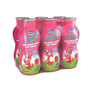 VINAMILK SUSU HƯƠNG DÂU CHAI 80ML