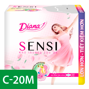 DIANA SENSI SIÊU MỎNG CÁNH GÓI 20 MIẾNG