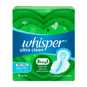 BVS WHISPER SIÊU MỎNG CÁNH NGÀY 5 MIẾNG