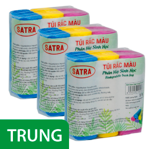 TÚI RÁC MÀU SATRA (SIZE TRUNG)