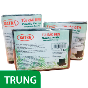 TÚI RÁC ĐEN SATRA (SIZE TRUNG)