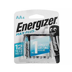 AA ENERGIZER MAX PLUS 4 PACK