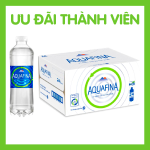 THÙNG 24 CHAI AQUAFINA 500ML