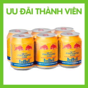 [LỐC 6] NƯỚC REDBULL 250ML