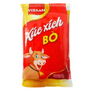 XÚC XÍCH TIỆT TRÙNG VISSAN BÒ (18G x5) GÓI 90G