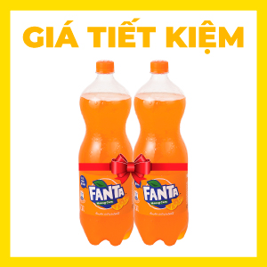 LỐC 2 FANTA CAM CHAI 1.5L