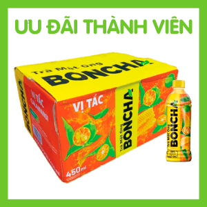 THÙNG 24 - TRÀ MẬT ONG VỊ TẮC BONCHA 450ML