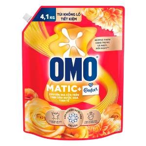 OMO MATIC COMFORT TINH DẦU THƠM CỬA TRÊN TÚI 4,1KG