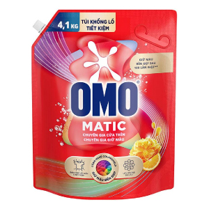 NƯỚC GIẶT OMO CỬA TRÊN GIỮ MÀU TÚI 4.1KG