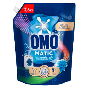 NƯỚC GIẶT OMO CỬA TRƯỚC GIỮ MÀU 2.8KG