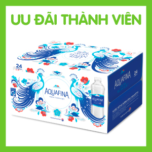 THÙNG 24 CHAI AQUAFINA 500ML