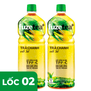 FUZETEA TRÀ CHANH VỚI SẢ 1 LÍT