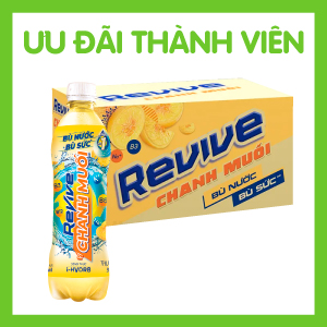 TPBS- NƯỚC UỐNG ISOTONIC REVIVE VỊ CHANH MUỐI 390ML