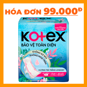 KOTEX KHÔ THOÁNG SIÊU MỎNG CÁNH 8 MIẾNG