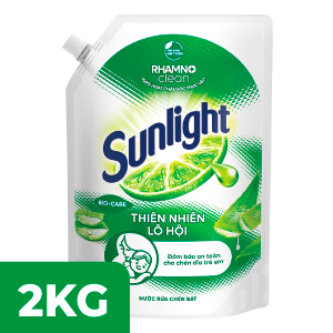 NƯỚC RỬA CHÉN SUNLIGHT THIÊN NHIÊN LÔ HỘI 2KG