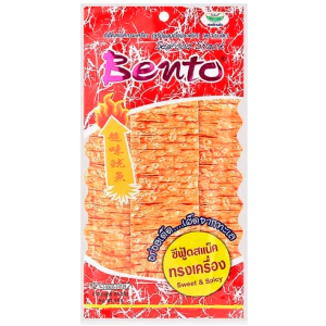 SNACK MỰC TẨM GIA VỊ CAY NGỌT BENTO GÓI 18G