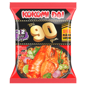 MÌ KOKOMI ĐẠI 90 TÔM CHUA CAY 90G