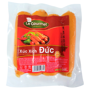 XÚC XÍCH ĐỨC 10CM LE GOURMET GÓI 200G