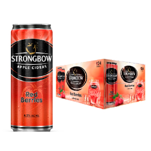 THÙNG 24 - STRONGBOW APPLE CIDERS RED BERRIES 330ML