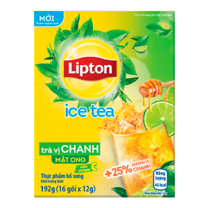 TRÀ LIPTON ICE TEA VỊ CHANH HỘP 192G