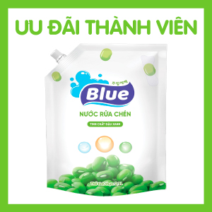 NƯỚC RỬA CHÉN BLUE CHIẾT XUẤT ĐẬU XANH 2.1L