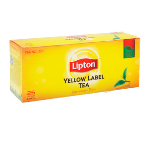 TRÀ LIPTON NHÃN VÀNG HỘP 25 GÓI 2G