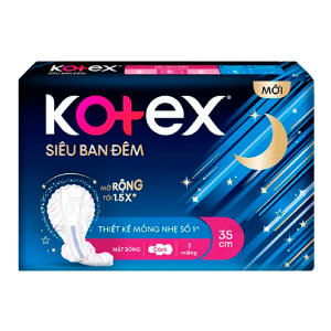 KOTEX SIÊU BAN ĐÊM SIÊU MỎNG CÁNH 35CM