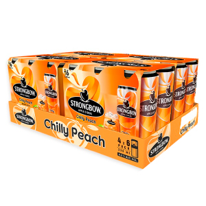 STRONGBOW CHILLY PEACH 330ML X 24