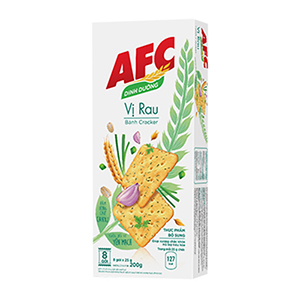 BÁNH DD AFC RAU CẢI HỘP 172G