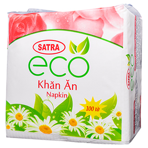 KHĂN ĂN SATRA ECO (NAPKIN 100TỜ)