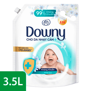 NƯỚC XẢ DOWNY KHÁNG KHUẨN DỊU NHẸ TÚI 3.5L