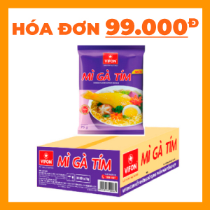 [THÙNG 30] MÌ GÀ TÍM 75G