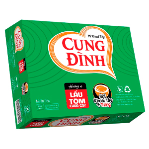 MÌ CUNG ĐÌNH TÔM CHUA CAY 85G - THÙNG 30