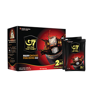 CÀ PHÊ ĐEN ĐÁ G7 2IN1 HỘP 240G (16G*15GÓI)