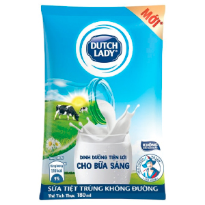 SỮA TIỆT TRÙNG CÔ GÁI HÀ LAN KHÔNG ĐƯỜNG GÓI 210ML