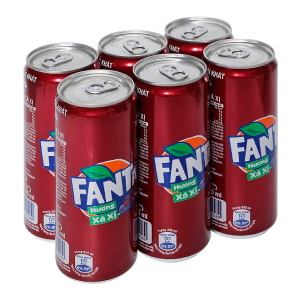 FANTA XÁ XỊ LON - LỐC 6 LON 320ML