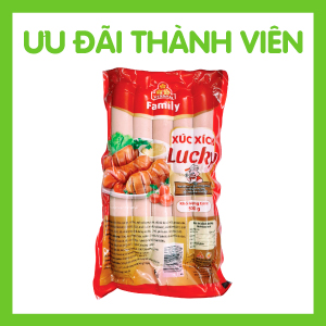 XÚC XÍCH VIỆT LUCKY 10 CÂY GÓI 500G