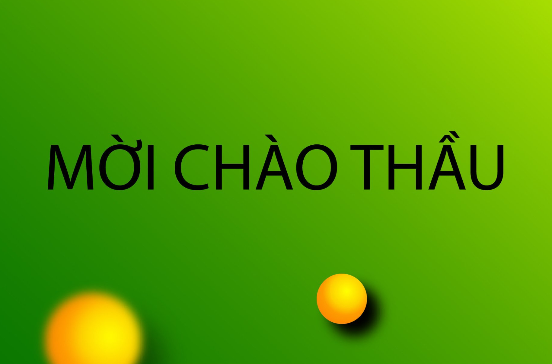 THƯ MỜI CHÀO GIÁ THÁNG 01/2025